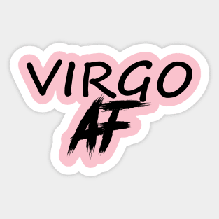 VIRGO AF BLACK Sticker